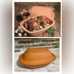 Vintage Schlemmertopf‎ 838 Clay Roaster Scheurich Keramik Pottery West Germany